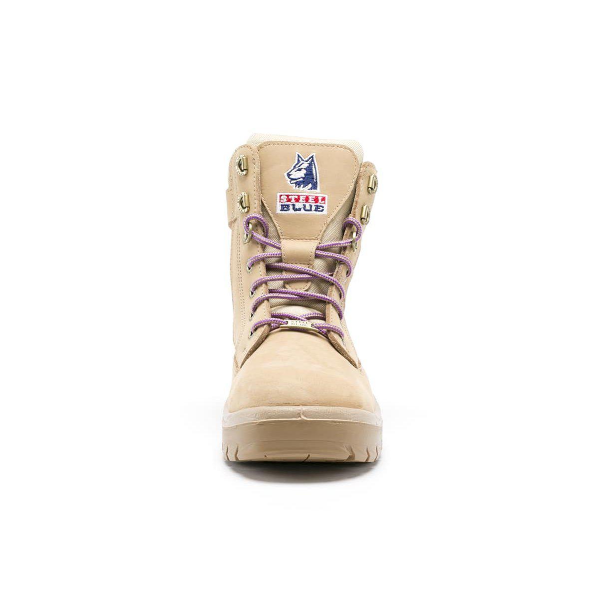 Steel Blue Womens Southern Cross Zip Sided Nitrile Boot - 522761 blue-heeler-boots