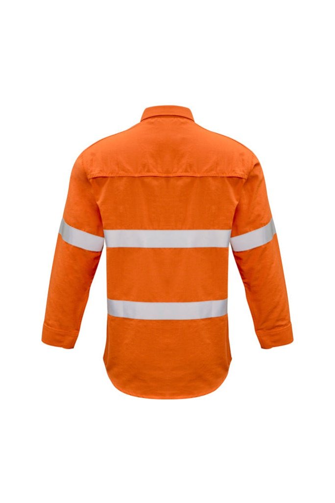  Syzmik Mens Flame Resistant FR Closed Front Hooped Taped Shirt - ZW134 | Syzmik | Fashion Biz Online