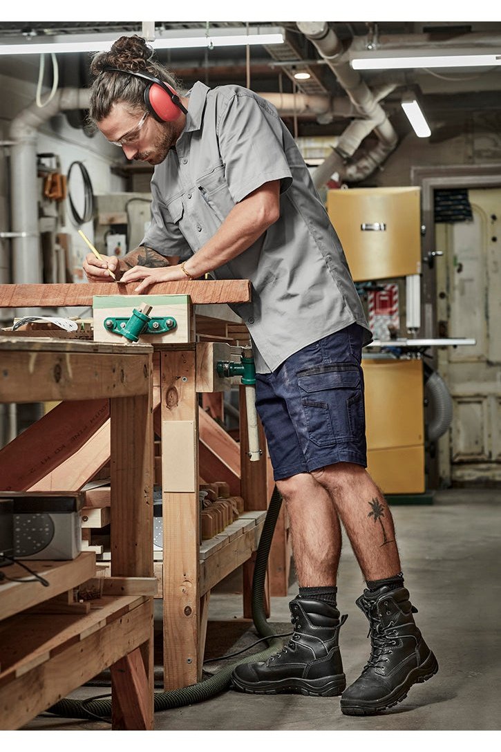  Syzmik Mens Streetworx Heritage Short - ZS822 | Syzmik | Fashion Biz Online