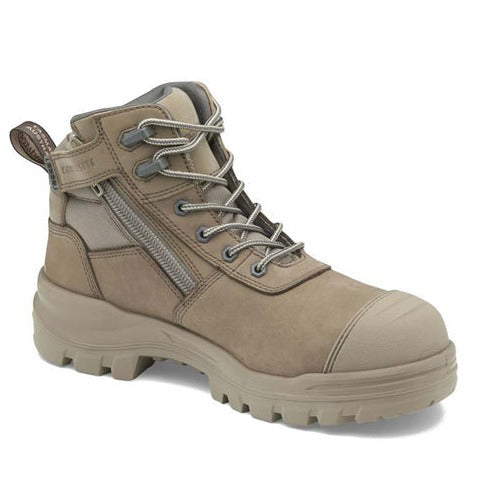 Blundstone RotoFlex Stone Water-Resistant Nubuck Safety Boot - 8553 | The Boot Shed